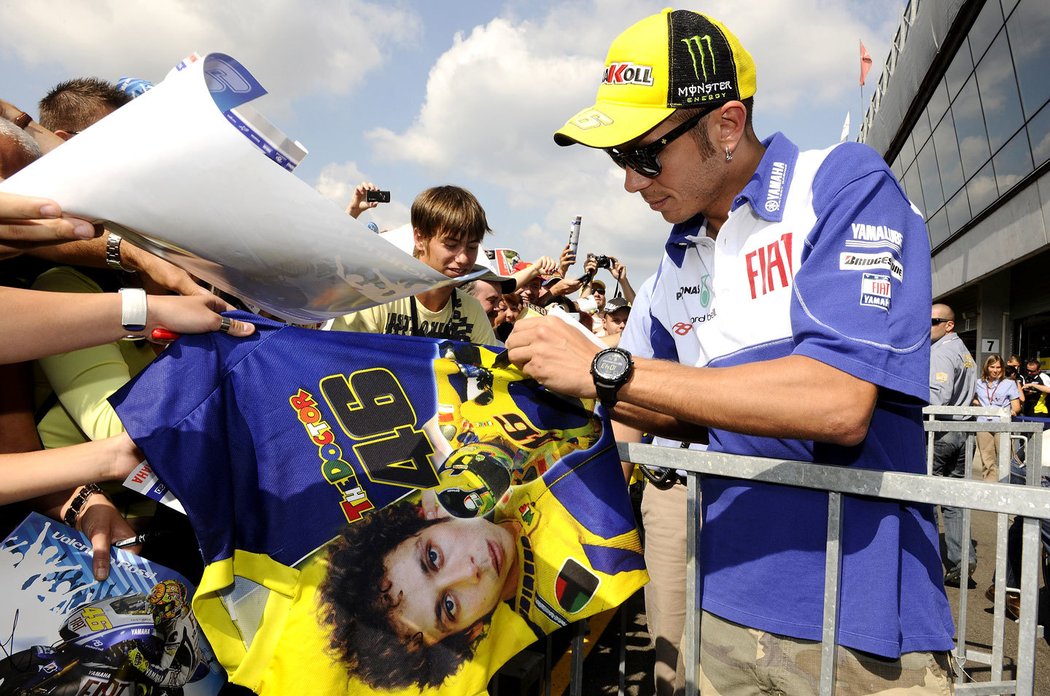 Valentino Rossi v Brně (2009)