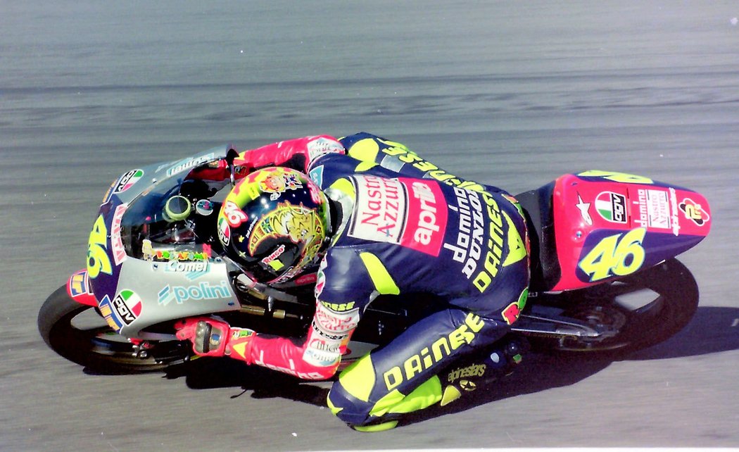 Valentino Rossi v Brně (1996)