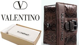 Luxusní, precizně provedené dámské peněženky Valentino nyní za vyjimečných 890,-