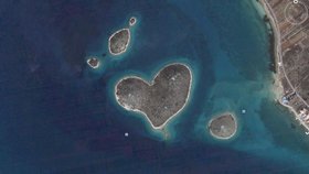 O Valentýnu je hitem zamilovaných ostrov ve tvaru srdce v Jaderském moři