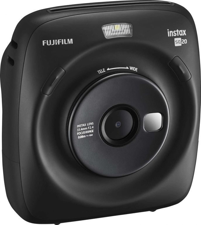 Instantní fotoaparát, FujiFilm Instax Square SQ20 Black, prodává: alza.cz, 4999 Kč