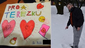 Míša (12) vyrobil pro Terezku (12) valentýnku: Ztratila ji! Dětskou lásku zachránil hasič