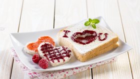 Valentýnské snídaně: Začněte ráno romantickou dobrotou