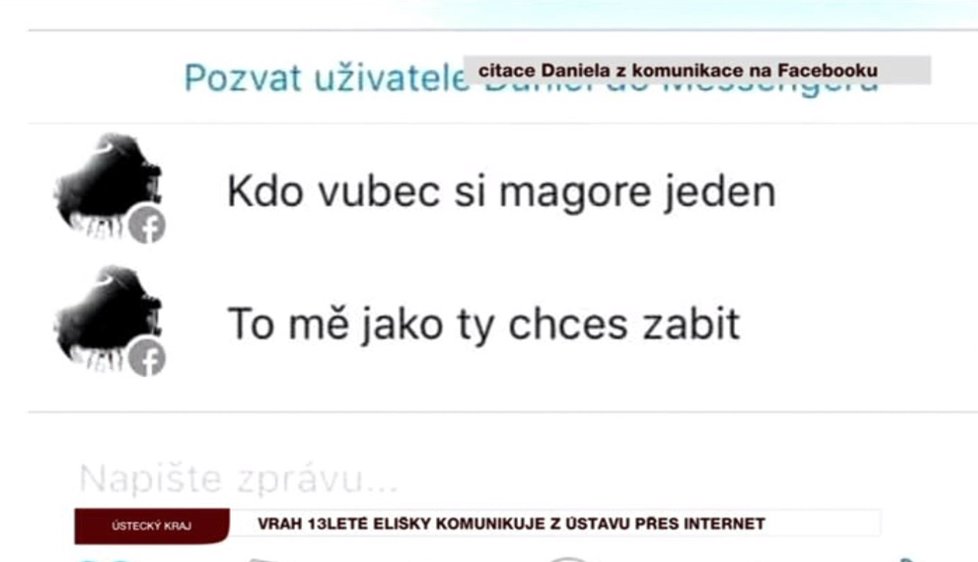 Zavraždil jim dceru, teď si s nimi píše po Facebooku: Valentýnský vrah Daniel má volný přístup k internetu!