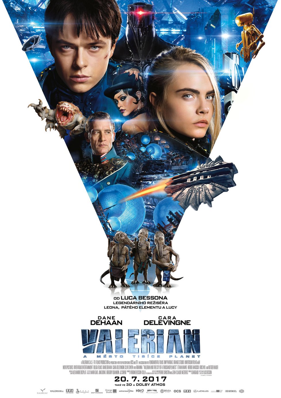 Film Luca Bessona Valerian a město tisíce planet má českou premiéru 20. července 2017.