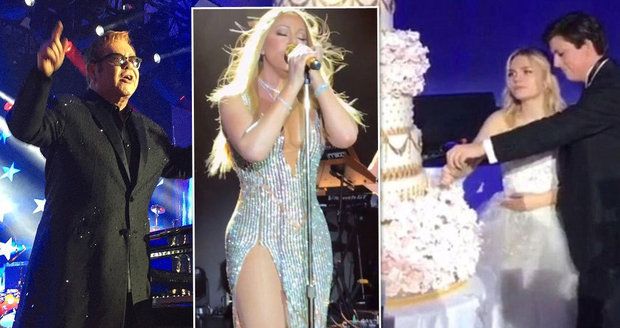 Oligarcha vystrojil vnučce (19) milionovou veselku: Přijeli i Mariah Carey a Elton John!