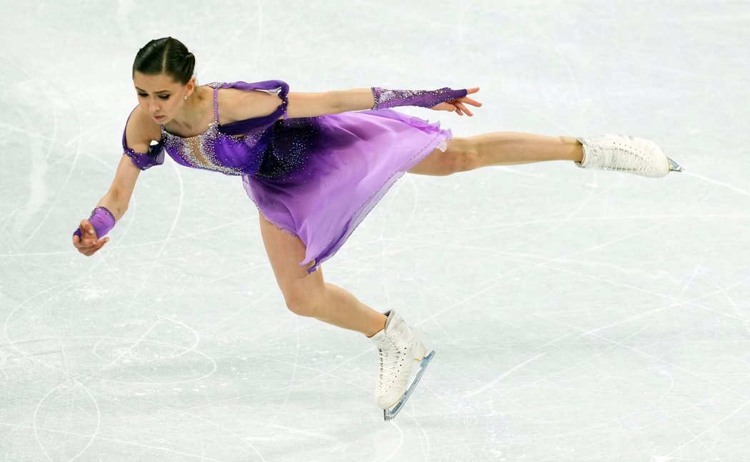 Kamila Valijevová na olympijských hrách v Pekingu