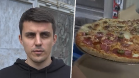 Pavlo rozváží pizzu v obléhaném Charkově: Záchranářům ji objednává celý svět