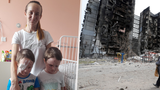 Olena a její dvě děti osleply po výbuchu ruské bomby: Útěk do Polska a náročná operace!