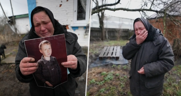 Iryna pohřbila svého syna (†27) na zahradě: Ruští vojáci ho zabili a pak se opili kradeným alkoholem