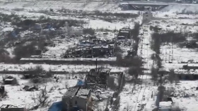 Ukrajinská armáda vyhodila do povětří nepřátelský tank.