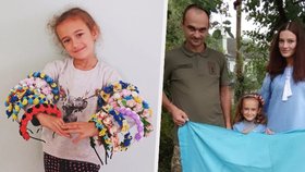 Iryně (6) okupanti zabili tatínka i strýce. Dívenka vyrábí čelenky, aby vydělala vojákům na raketomety 