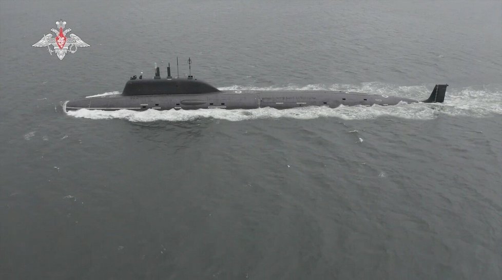 Ruská jaderná ponorka „Poseidon“.