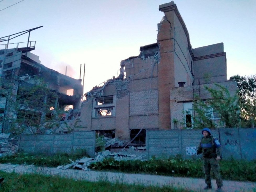 Rusové tvrdí, že Ukrajinci zasáhli Luhansk britskými střelami Storm Shadow. (13. 5. 2023)