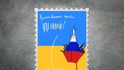 Návrhy na novou ukrajinskou poštovní známku s legendární hláškou: „Ruská válečná lodi, jdi do prdele!"