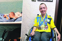 Ukrajinský hendikepovaný reprezentant Vladislav Kuchta (26): Před bombami se kryl ve vaně!