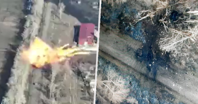 Ukrajinci zveřejnili video, na kterém vyhodili do povětří ruský tank.