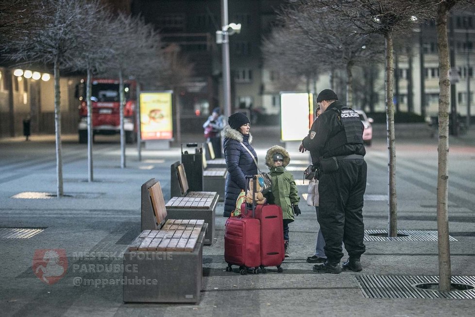 Uprchlíci z Ukrajiny v Pardubicích.