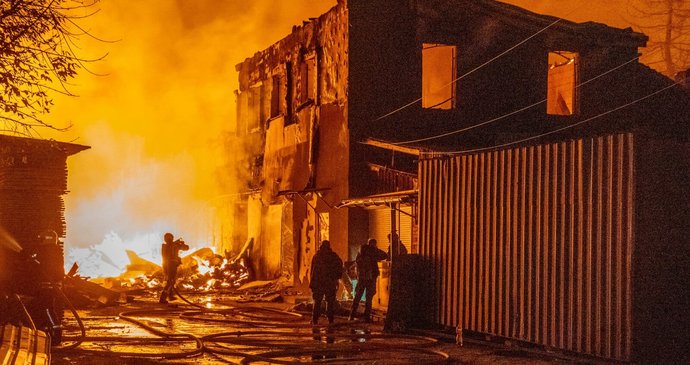 Ruský útok na Charkov (28.10.2026)