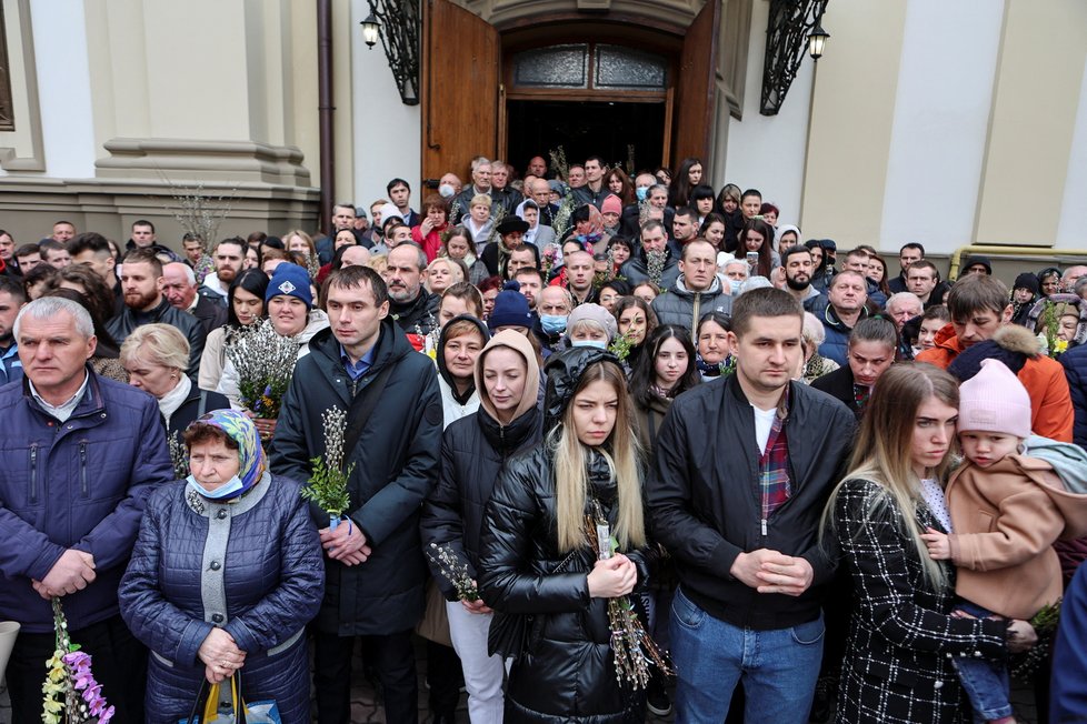 Lidé na Ukrajině si připomněli Velikonoce.