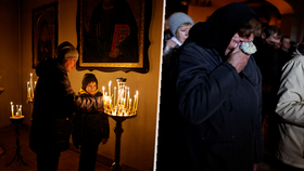 Velikonoční oslavy válce navzdory! Ukrajinci si připomněli Krista dokonce i ve zbídačené Buči