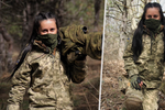 Bojů na Ukrajině se účastní i sympatická vojačka.