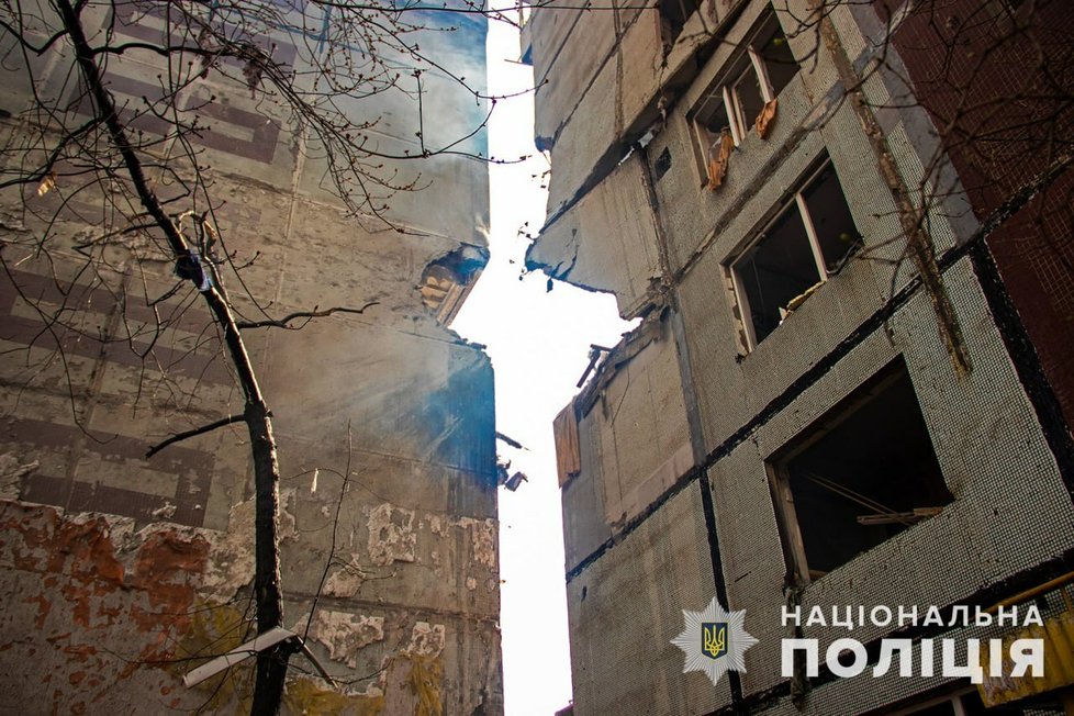 Útok na ukrajinské  Záporoží. (22.3.2023)