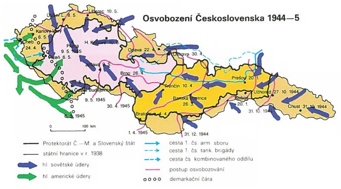 Osvobození Československa 1944 - 1945