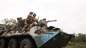 Válka na Ukrajině: Ukrajinské ozbrojené síly v Bachmutu (16.8.2022)