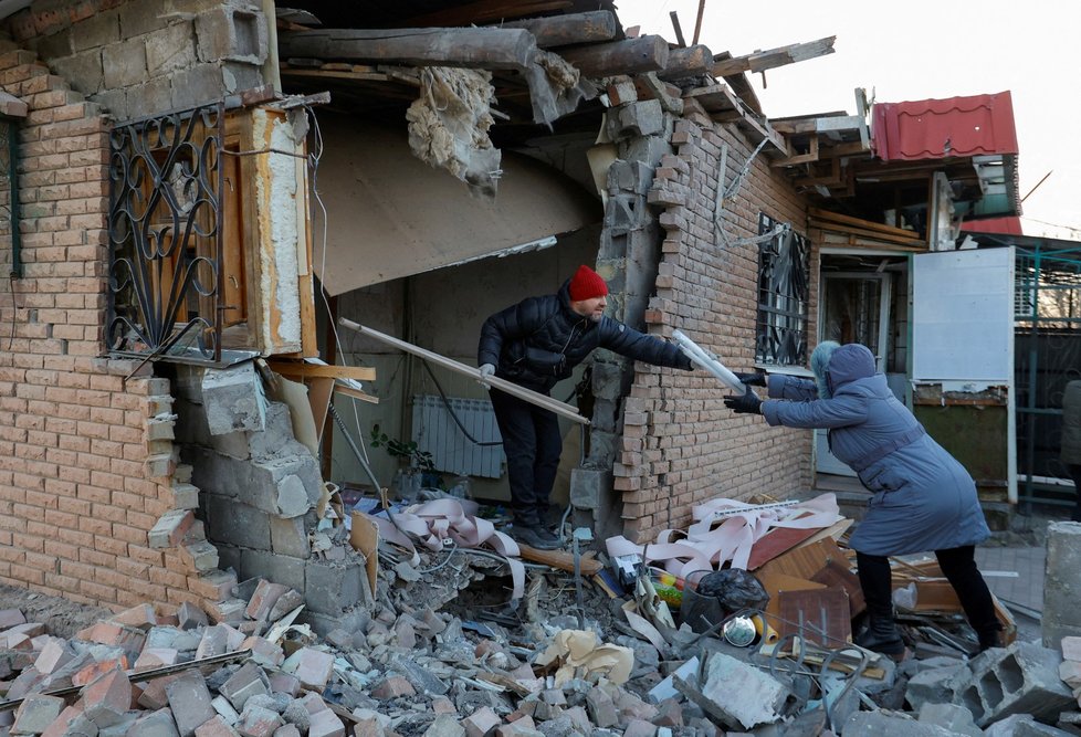 Válka na Ukrajině: Život v Bachmutu (11.1.2023)