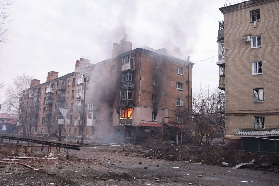 Válka na Ukrajině: Bachmut (7. 3. 2023)