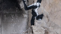 Válka na Ukrajině: Umělec Banksy se pochlubil svým dílem na Ukrajině (12.11.2022)