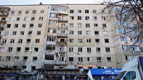 Válka na Ukrajině: Charkov se stal městem trosek a suti (15. 3. 2022)