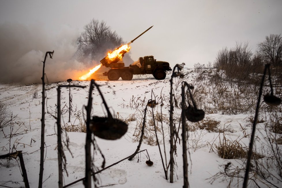 Válka na Ukrajině: Charkovský region je ponořen do sněhu (28.2.2023)