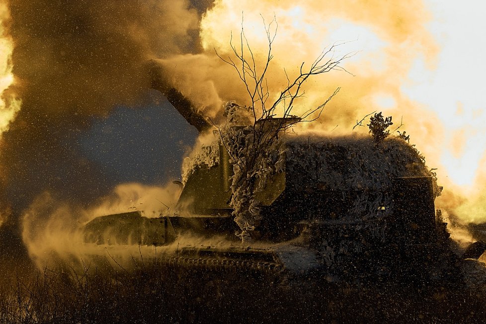 Válka na Ukrajině: Samohybná děla, která používají ukrajinští vojáci (18.2.2023)