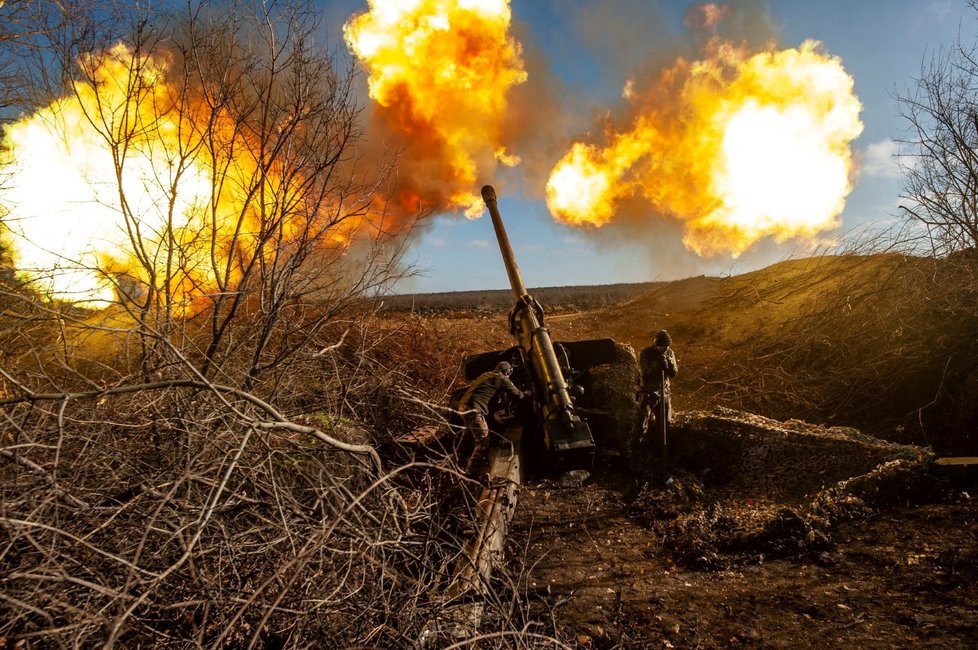 Válka na Ukrajině: Ukrajinští vojáci v Doněckém regionu (11. 11. 2022)