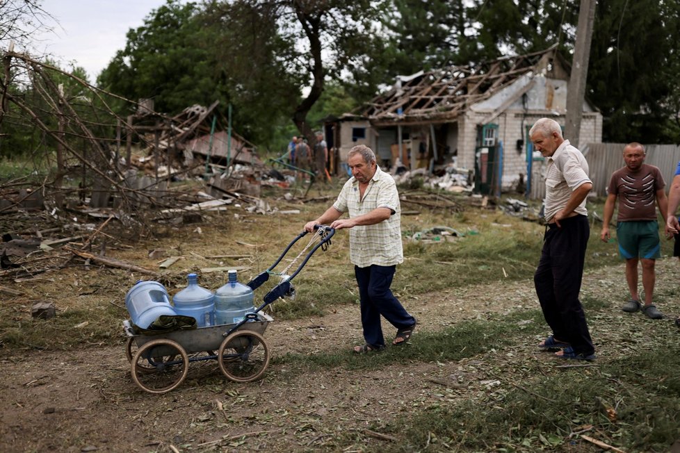 Válka na Ukrajině: Kramatorsk v troskách (16.8.2022)