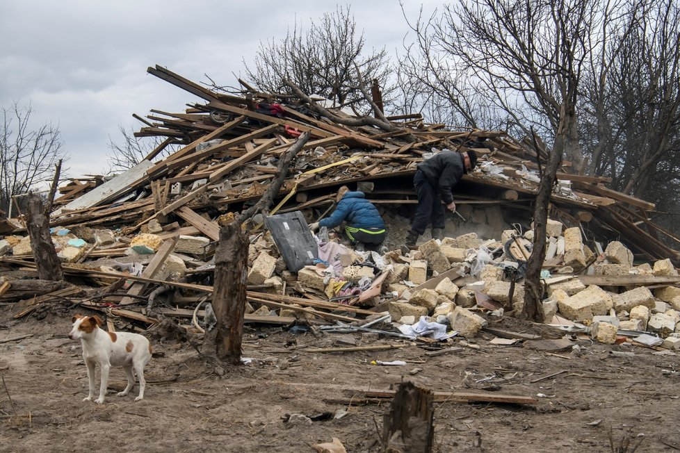 Válka na Ukrajině: Ulice Kyjeva téměř dva měsíce po začátku invaze (17.4.2022)