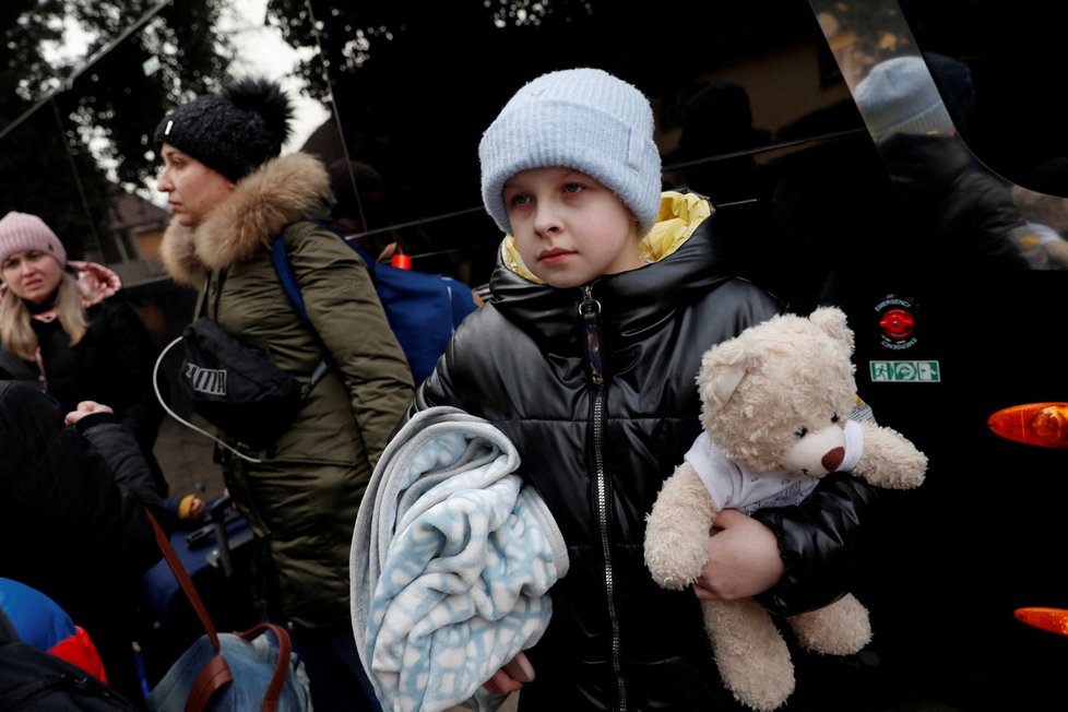 Válka na Ukrajině: Uprchlíci v Maďarsku (1.3.2022)