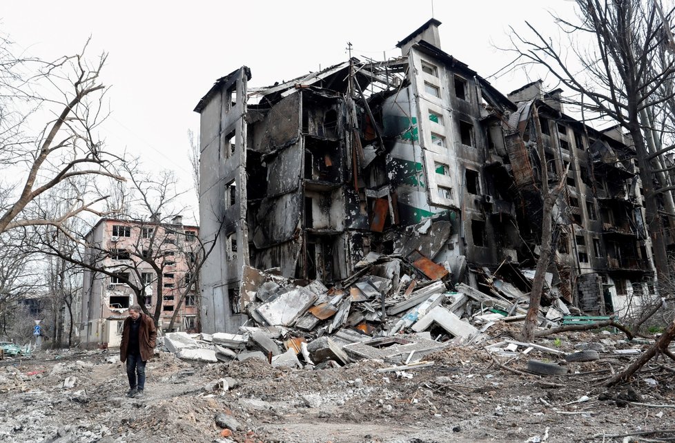 Válka na Ukrajině: Rusové se dostali do centra Mariupolu (17.4.2022)