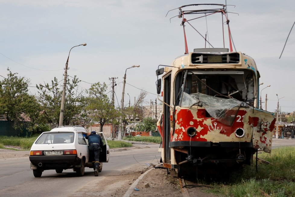 Válka na Ukrajině: Válkou zničený Mariupol (22.5.2022)