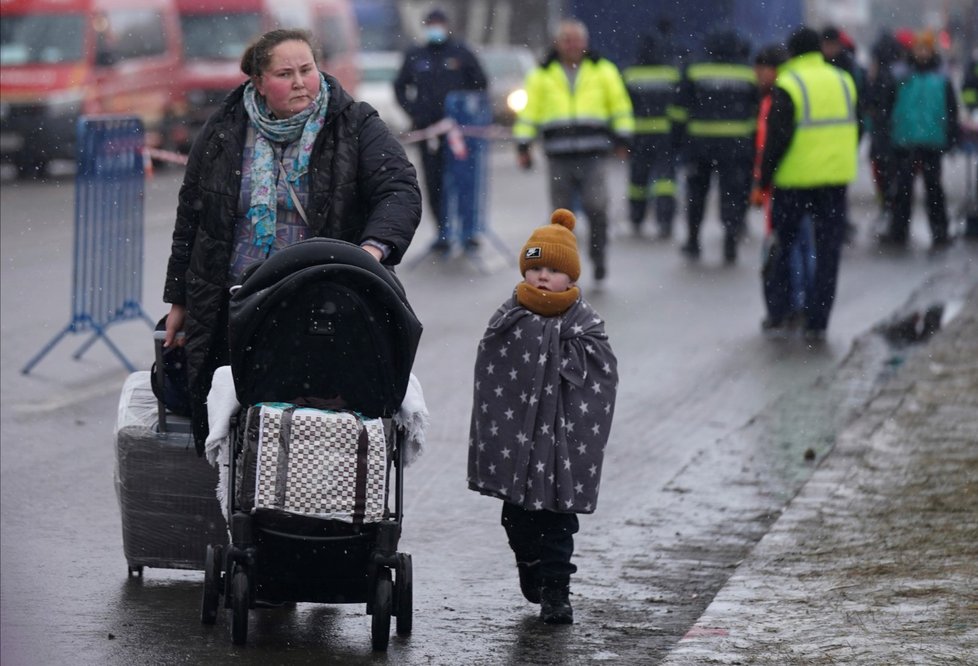 Válka na Ukrajině: Uprchlíci v Rumunsku (2.3.2022)