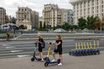 Život v Kyjevě během ruského útoku (24.7. 2023)