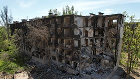 Válka na Ukrajině: Mariupol je jedním z měst, kam cílí nejvíce útoků ruských ozbrojených sil (12.5.2022)