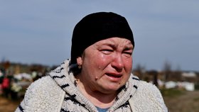 Válka na Ukrajině: Natalie truchlí za svého syna v Sumě (16.4.2022)