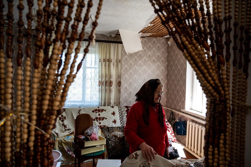 Válka na Ukrajině: Valentyna (70) přišla v Žitomiru o svůj domov (29.4.2022)