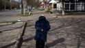 Válka na Ukrajině: Ulice v Doněcké oblasti (16.4.2022)