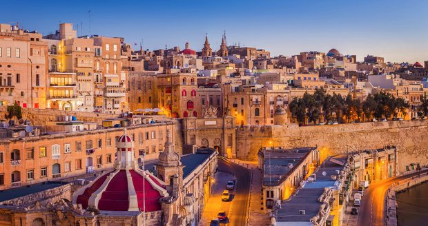 Valletta na Maltě