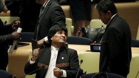 Valné shromáždění OSN v New Yorku o drogách: Bolivijský prezident Evo Morales