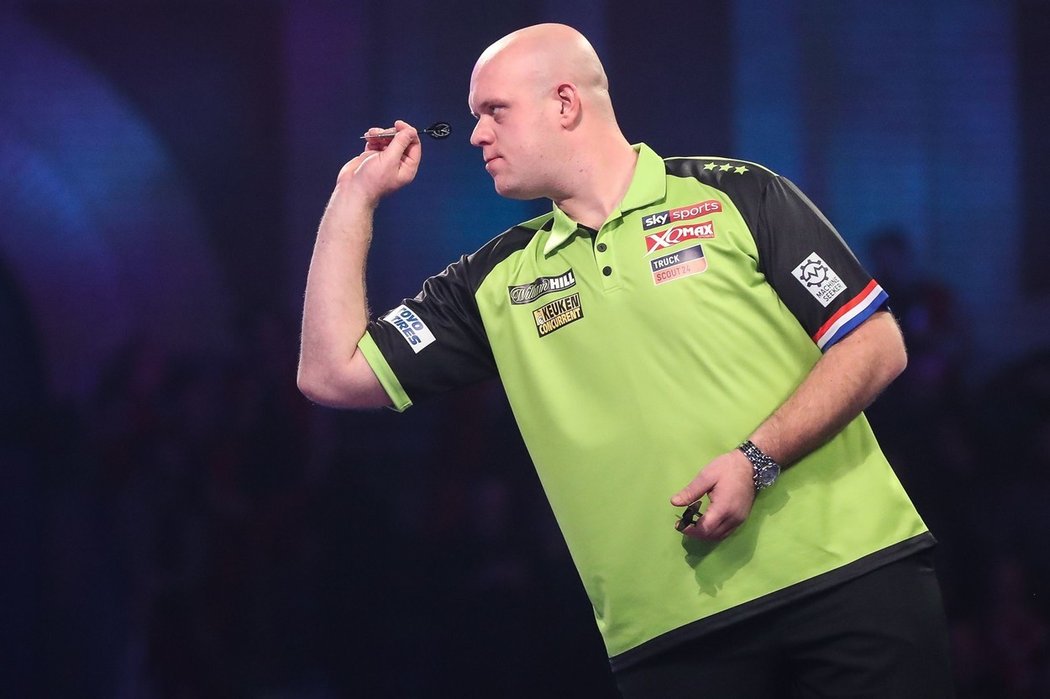 Momentálně nejlepší šipkař světa Michael Van Gerwen